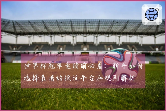 世界杯冠军竞猜前必看：新手如何选择靠谱的投注平台和规则解析