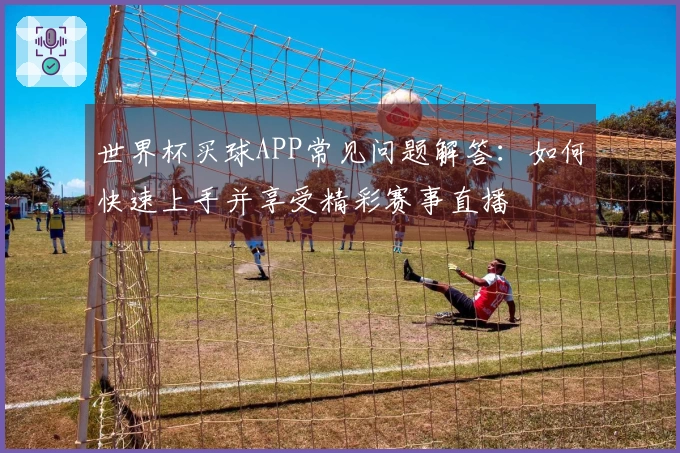 世界杯买球APP常见问题解答：如何快速上手并享受精彩赛事直播